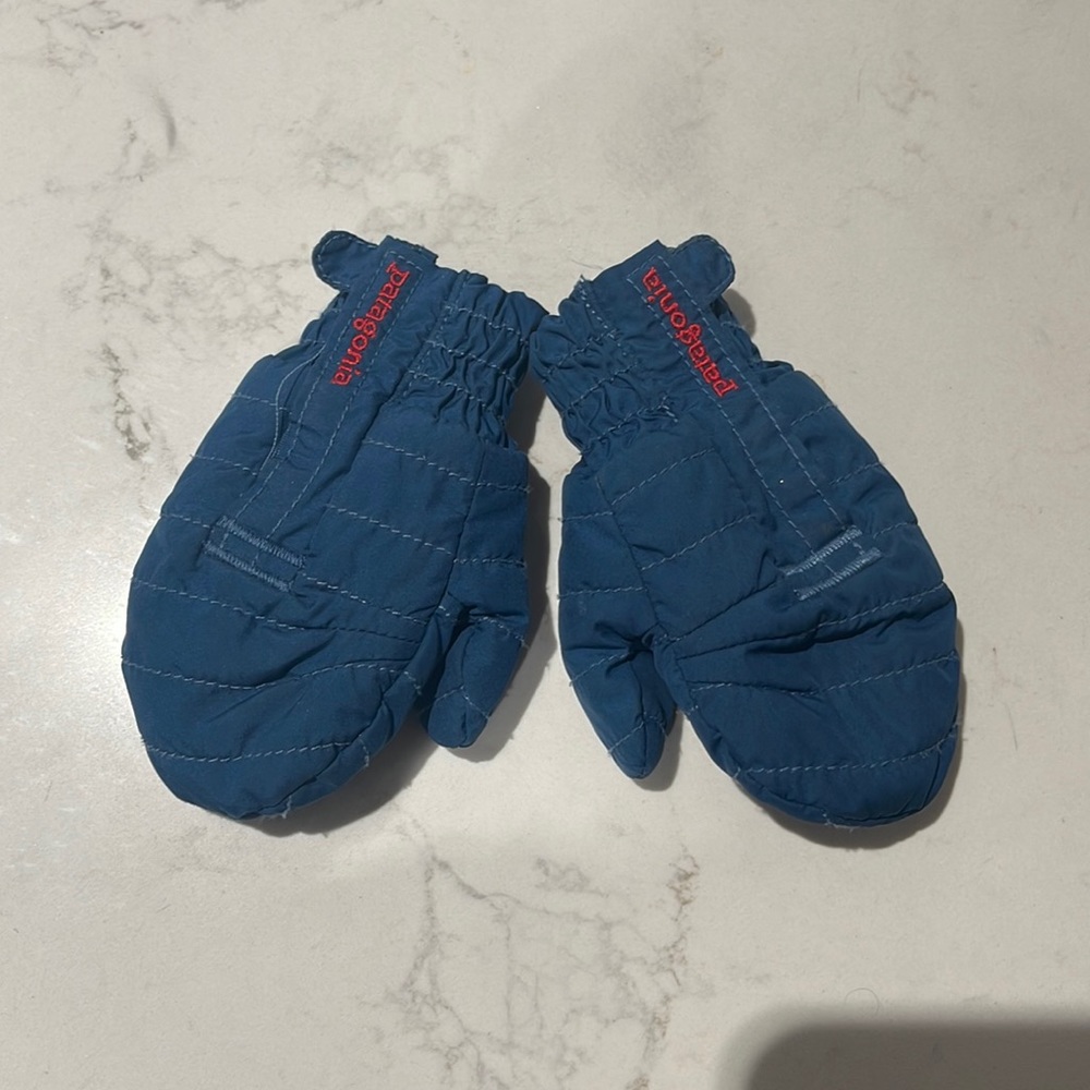 Patagonia Baby Puff Mittens | Color: Blue | Size: Small